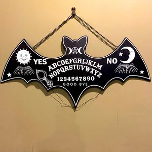 SOLD Ouija Wall Sign With Magnetic Planchette